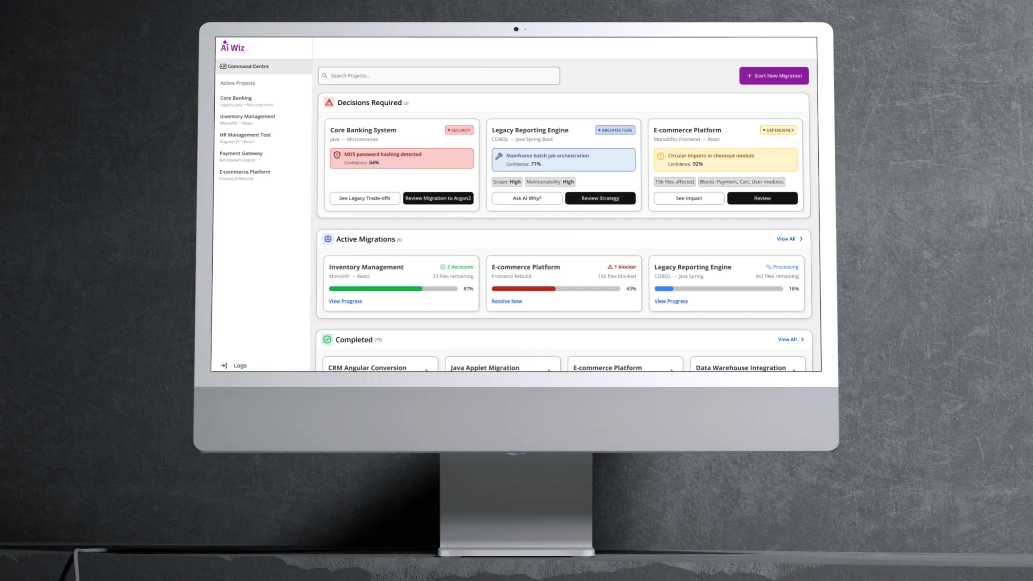 Mission Control Dashboard