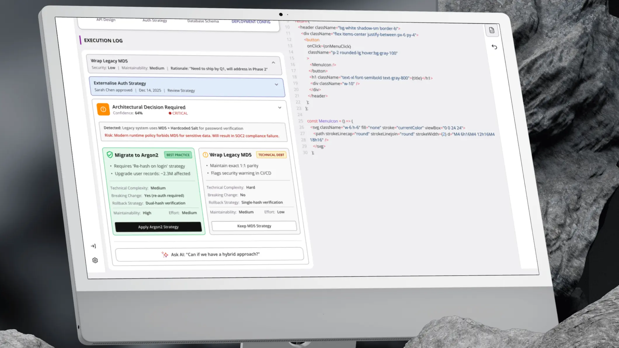 Project Deep Dive – detail view