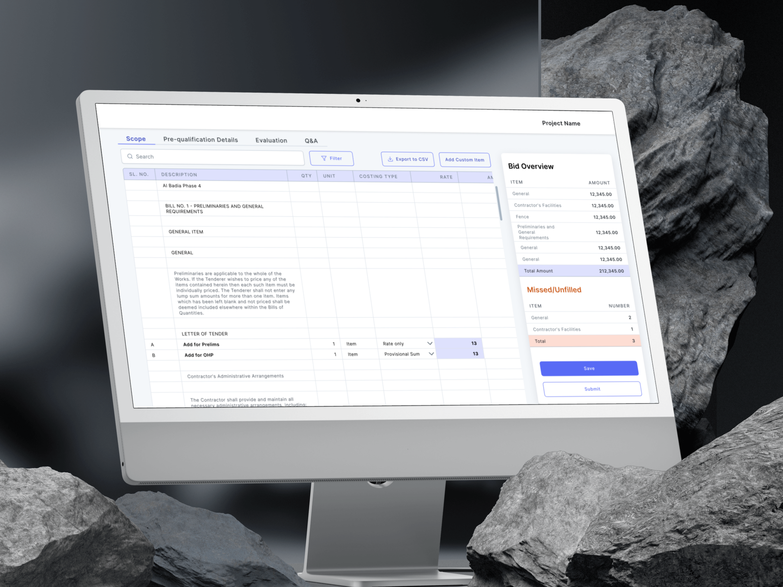 Construction Tender Management case study by Karan Dhiman - real estate authority tender platform, onboarding, bid submissions, and error reduction