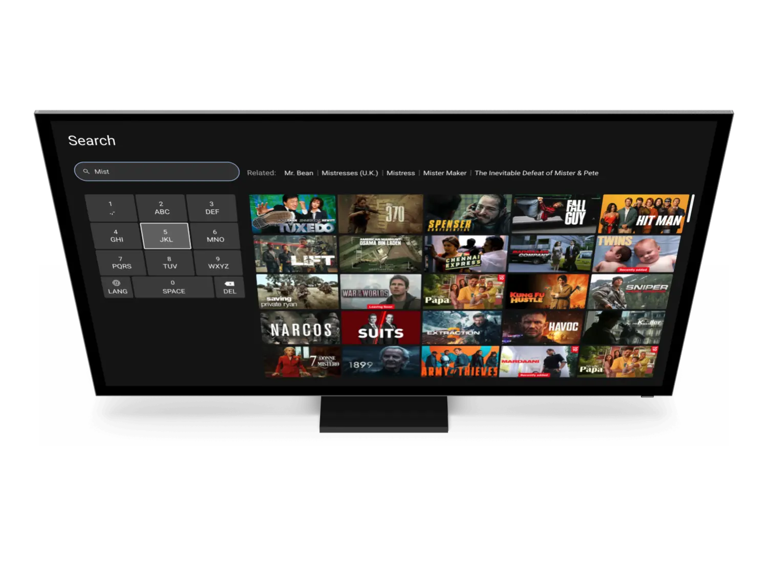 Smart TV Keyboard case study by Karan Dhiman - AI-validated T9 design reducing search time by 73% with accessibility improvements